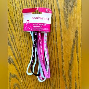 New multicolored breast cancer awareness, headbands